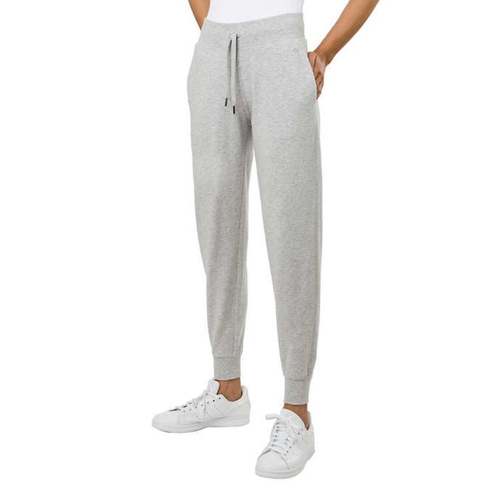 NEW Tuff Athletics Women's Jogger | Grey, Medium Cozy French Terry Sweatpants